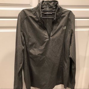 Size 10 The Northface jacket, grey color.